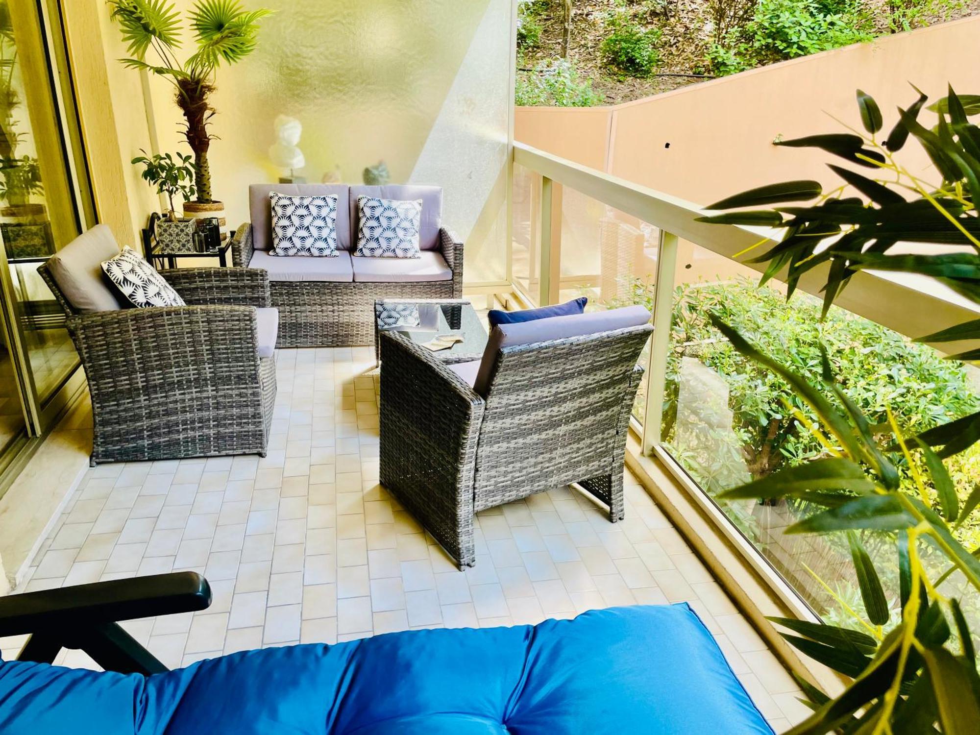 Studio Grande Terrasse A 5 Min De La Mer Ницца Экстерьер фото