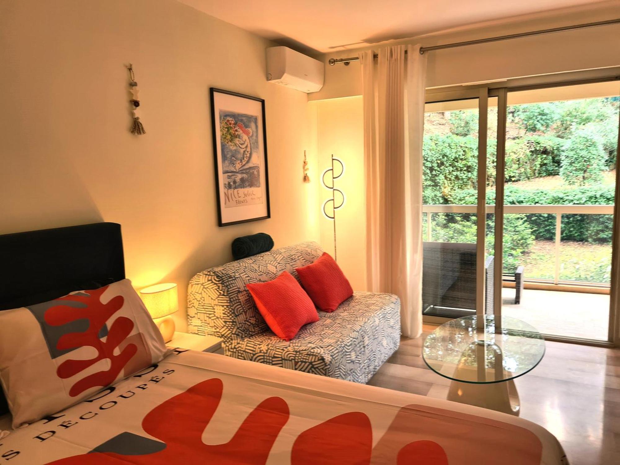 Studio Grande Terrasse A 5 Min De La Mer Ницца Экстерьер фото